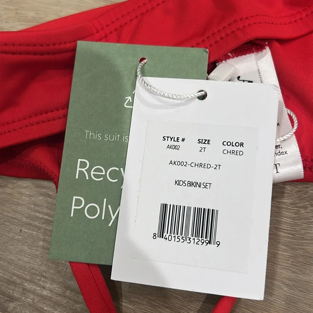 NWT Andie Swim Kids Youth Bikini Set